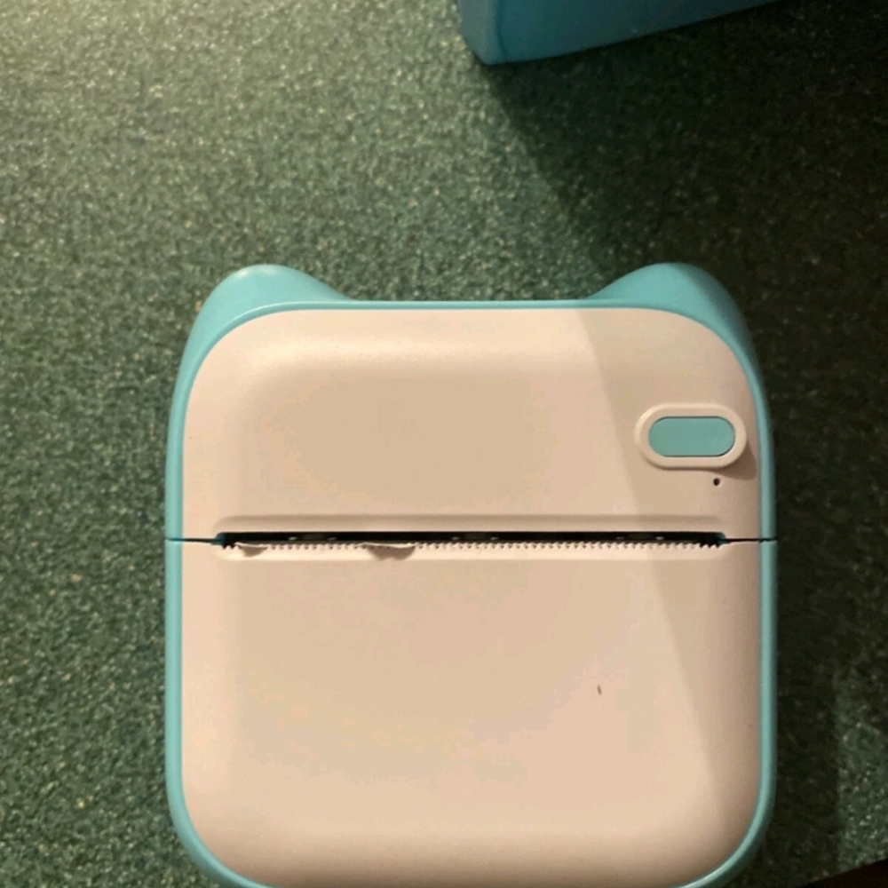 Portable Mini Printer - Blue/white Label Printing - Picture 4 of 5